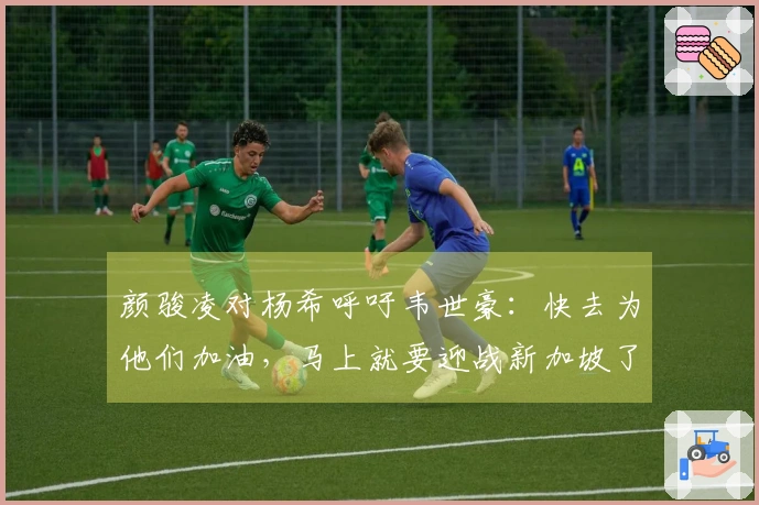 颜骏凌对杨希呼吁韦世豪：快去为他们加油，马上就要迎战新加坡了